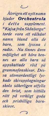 Kajsa från Skönberga